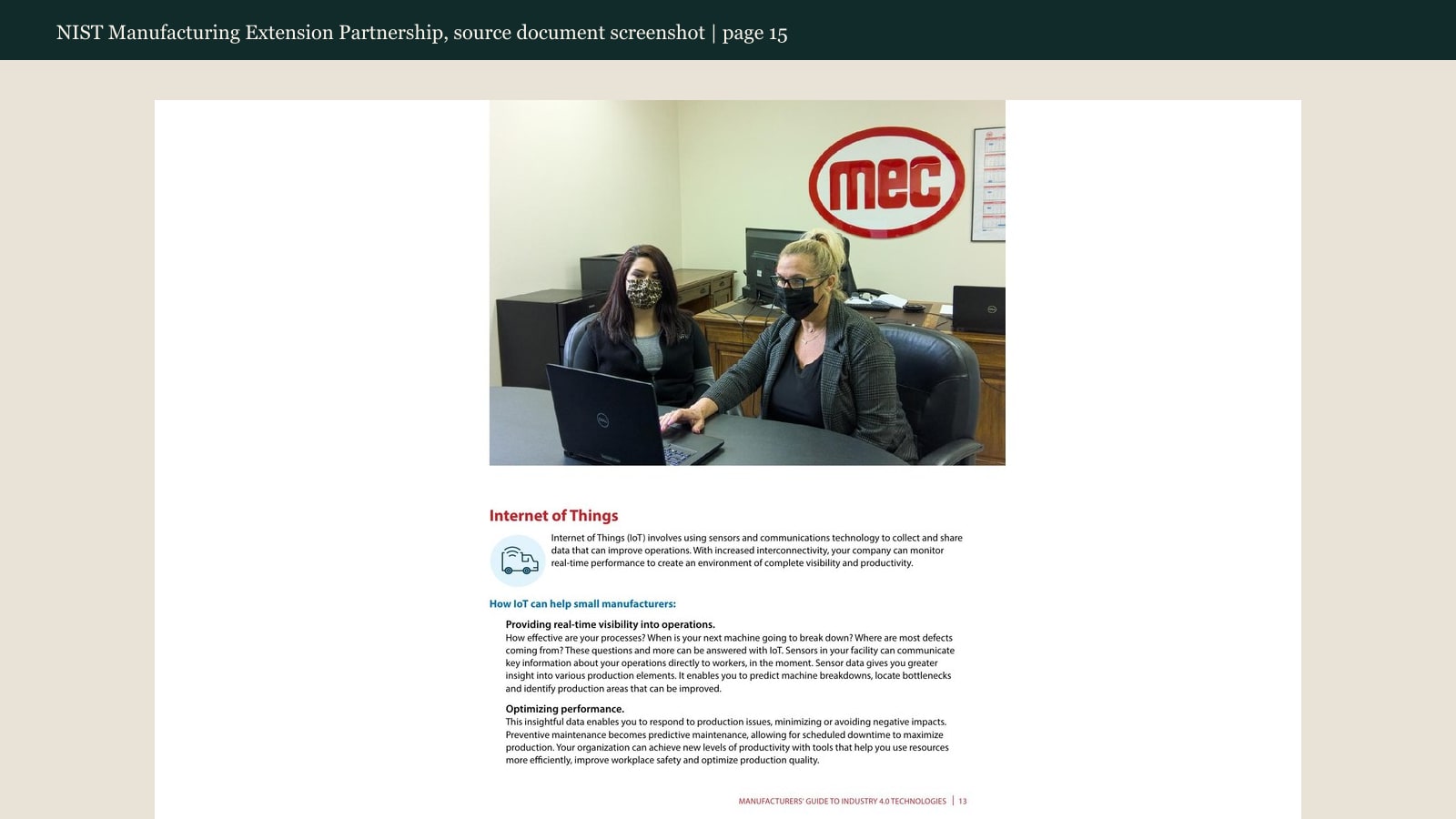 Official source page used for Prepare for ISO 9001 Without Document Overload